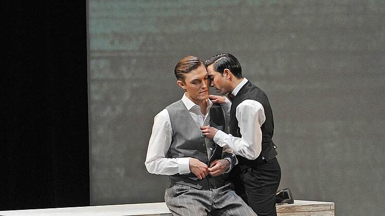 Coburger Erstaufführung von Stephen Dolginoffs "Thrill" in der Reithalle.Foto: Andrea Kremper