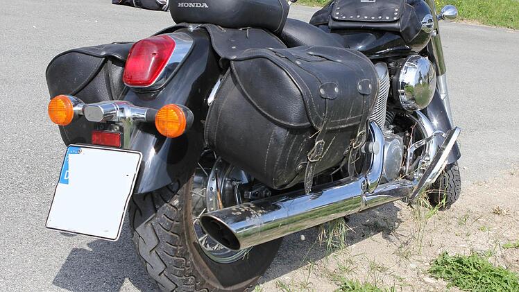 Die Honda wurde bei dem Unfall nur leicht beschädigt. Foto: Jan Koch