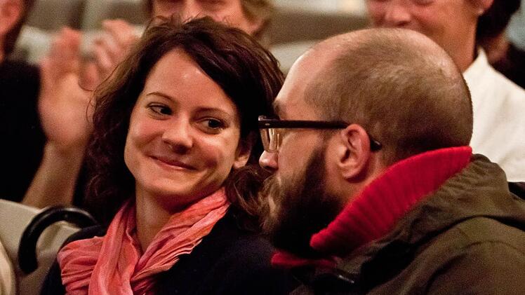 Neue im Schauspielensemble: Eva-Marianne Berger. Für Thorsten Köhler (rechts) ist das Engagement am Landestheater eine Heimkehr.