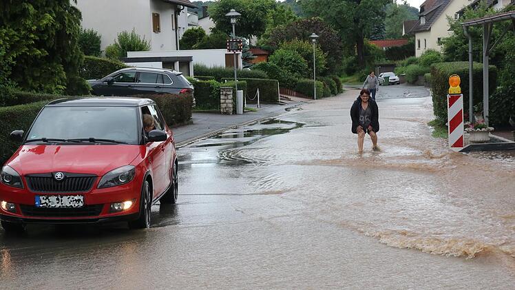 Land unter: 56,8 Liter Regen sind am 9. Juli in Birkenmoor gefallen. In Triebsdorf (Bild) waren es örtlich bedingt vermutlich mehr. Mit insgesamt über 150 Litern  fiel im Juli doppelt so viel Regen wie in durchschnittlichen Jahren. Foto: Michael Stelzner
