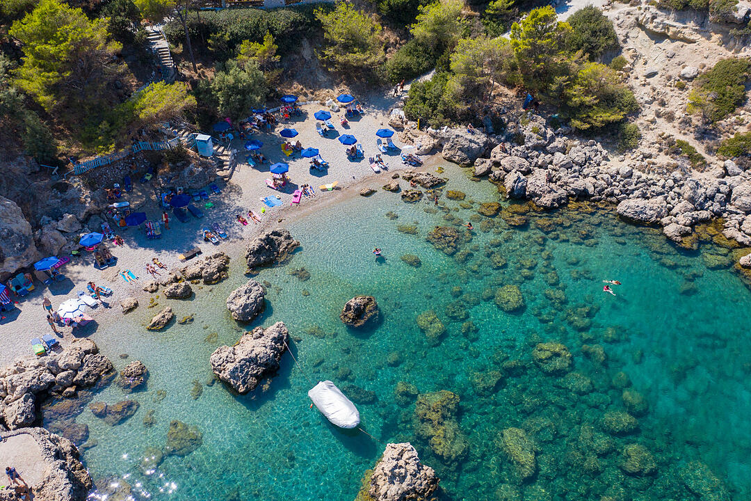 Urlaub in Griechenland - Antony Quinn Beach auf Rhodos