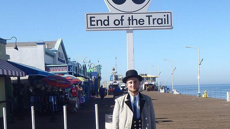 Der Thurnauer machte auch in Santa Monica Station.