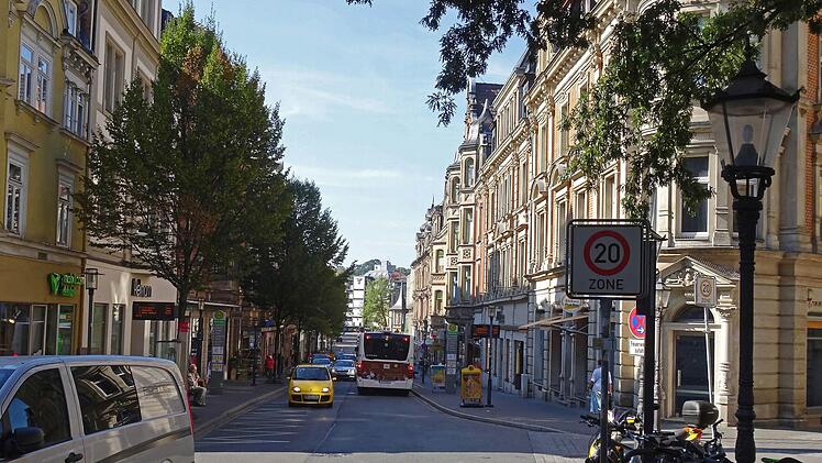 Mohrenstraße in Coburg um 15 UhrFoto: Jochen Berger