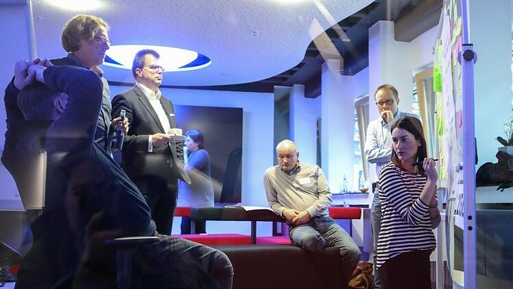Denkwerkstatt "Bamberg 2050": Blick auf den Workshop "Wie arbeiten wir?". Foto: Barbara Herbst