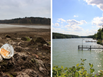 Ellertshäuser See: Unterfrankens größter Stausee läuft wieder voll