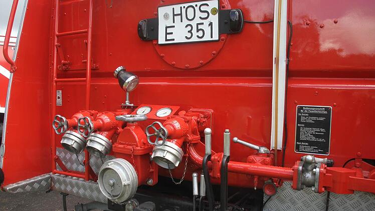 Die Pumpe des Höchstadter Fahrzeuges stand immer wieder im Mittelpunkt "heißer" Diskussionen.