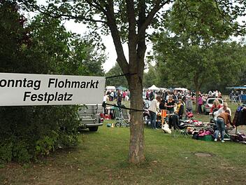 Der traditionelle Flohmarkt findet am kommenden Sonntag in Maßbach statt. Foto: Lea Frank