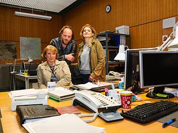 Dagmar Manzel, Andreas Leopold Schadt und Eli Wasserscheid (von links)Matthias Hoch