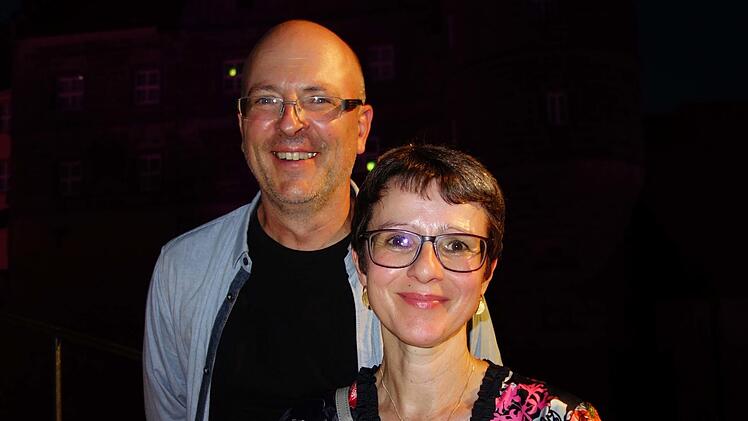 Stefan Haufe, Künstlerischer Leiter der Rosenberg-Festspiele, und die Kronacher Tourismuschefin Kerstin Löw. Foto: Archiv/Nicole Julien-Mann