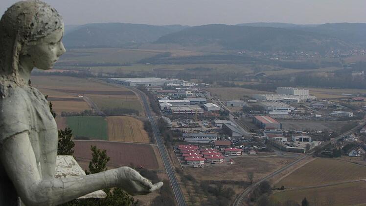 Amalberga über dem Saaletal. Foto: Archiv/ Karlheinz Franz