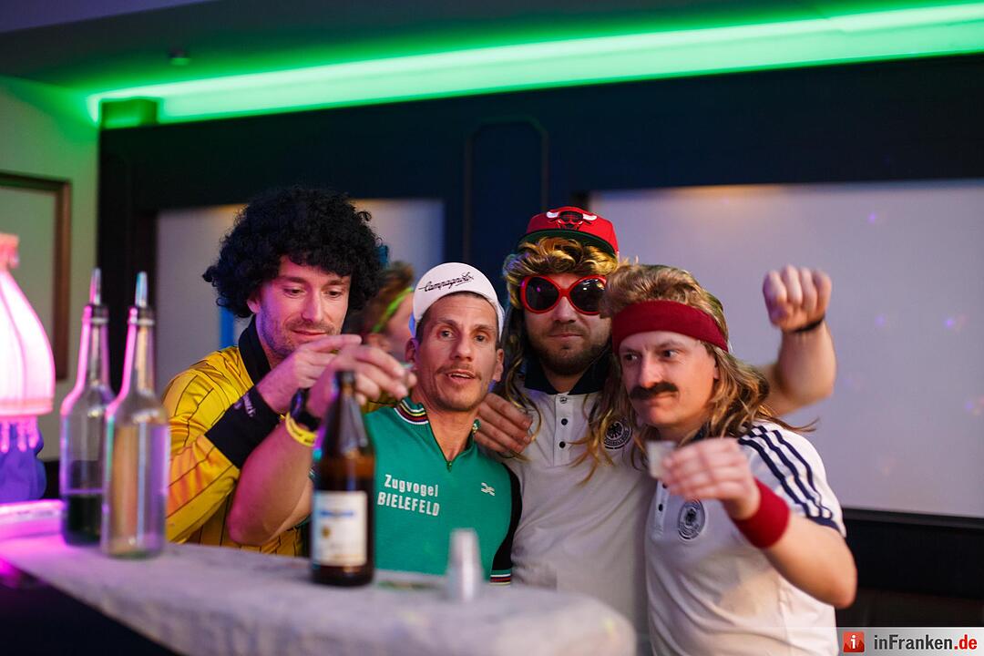 Retro Sportler Fasching