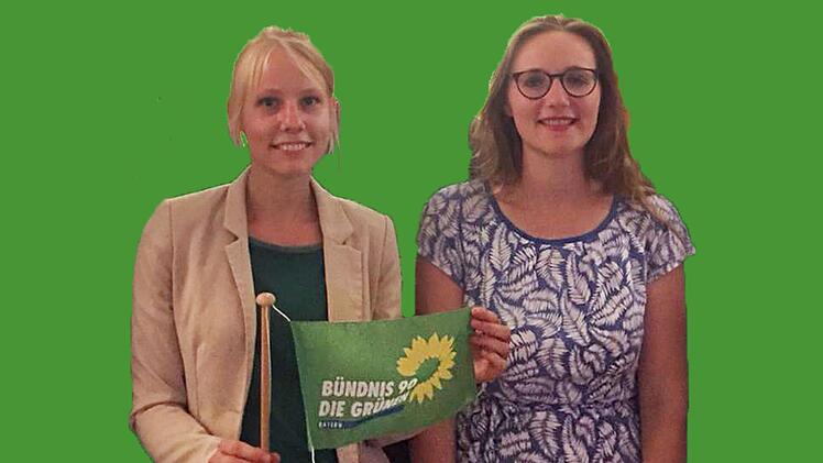 Elisabeth Krause und Lisa Badum (Grüne)