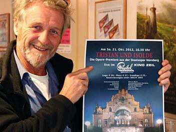 Doppelte Premiere: Kinobetreiber Bruno Schneyer beteiligt sich mit seinem Capitol-Theater an der ersten Live-Übertragung einer Opern-Premiere ins Kino im deutschsprachigen Raum. Am 21. Oktober wird die Premiere von Wagners "Tristan und Isolde" aus dem Nürnberger Staatstheater live nach  Zeil übertragen. Foto: sw