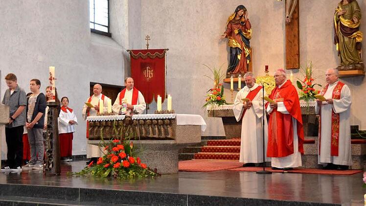 Firmung in Oberthulba. Foto: Peter Rauch