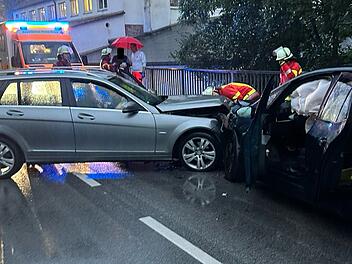 Frontale Kollision auf B276 in Lohr am Main