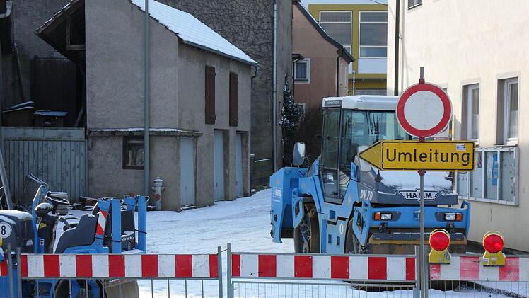 Die größte Baustelle Eltmanns war 2012 und wird auch 2013 die Dorferneuerung in Roßstadt sein. Foto: sw