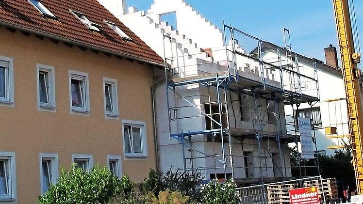 Das Mittel der Wahl in Hallstadt: Baulücken schließen, das ist Nachverdichtung. Foto: Stadt Hallstadt
