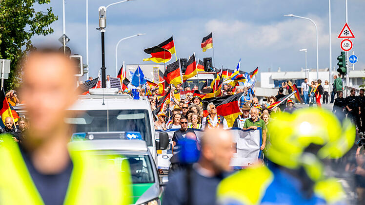 Demonstrationen "Projekt M1llion" in Bamberg