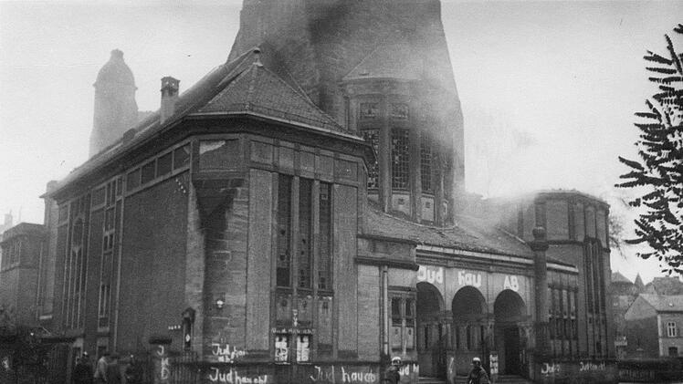 In der Reichspogromnacht brannte auch die Bamberger Synagoge an der Herzog-Max-Straße.   Foto: Stadtarchiv
