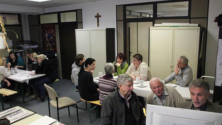Beim Redaktionsfrühstück im FT Kronach. Foto: Marco Meißner