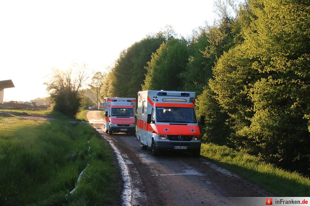 Hoher Schaden bei Stallbrand bei Nüdlingen