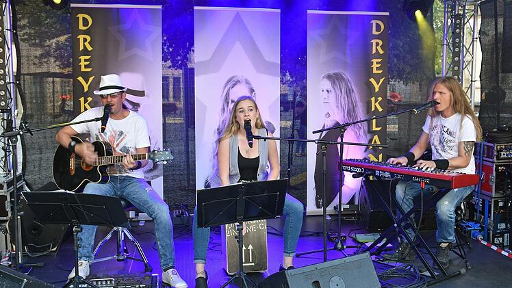 Die Band "Dreyklang" sorgte beim Marktplatzfest der Stadt Haßfurt am Samstagabend für eine tolle Stimmung.