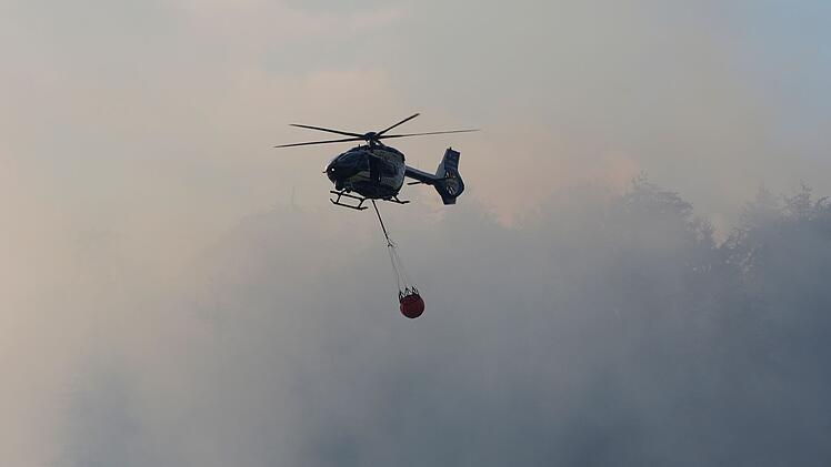 Brand im Bergwald in den Chiemgauer Alpen