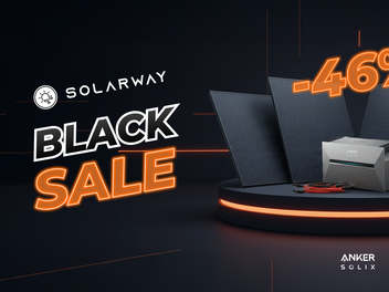 Solarway: Black Week Schnäppchen für Balkonkraftwerk mit Speicher