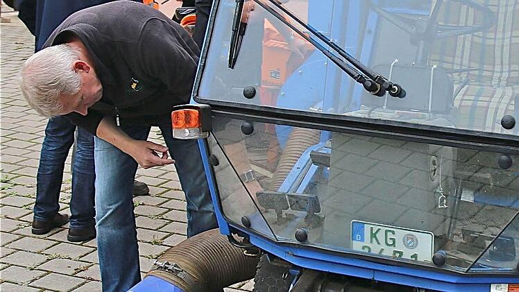 Der Iseki SF 300 ist bereits zwölf Jahre alt.   Foto: Gerd Schaar