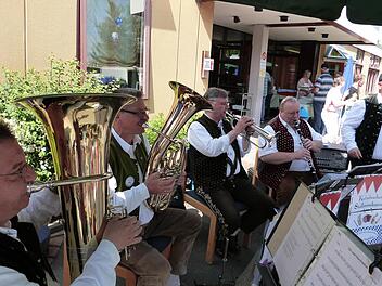 Die Kulmbacher Stollmusikanten sorgten für beste musikalische Unterhaltung. Foto: Werner Reißaus