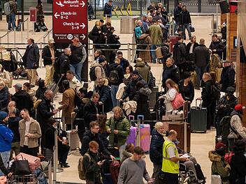 Winterwetter - Flughafen Berlin/Brandenburg