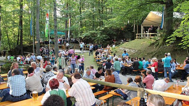 Vor allem beim Kirschenfest herrscht Hochbetrieb im Pretzfelder Kellerwald. Foto: FT/Archiv