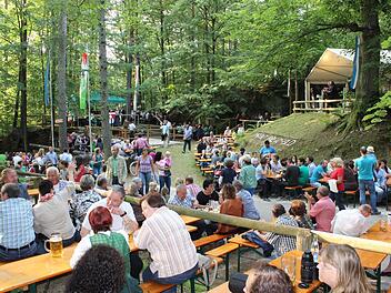 Vor allem beim Kirschenfest herrscht Hochbetrieb im Pretzfelder Kellerwald. Foto: FT/Archiv