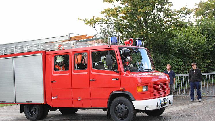 Feuerwehrübung. in Münnerstadt. Foto: Heike Beudert