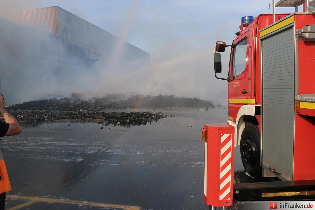 Feuer in Industriebetrieb in Alzenau – Schaulustige behindern Feuerwehr