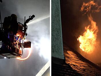 Helmbrechts: Großbrand in Gebäudekomplex - über 100 Feuerwehrleute im Einsatz Helmbrechts: Großbrand in Gebäudekomplex - über 100 Feuerwehrleute im Einsatz