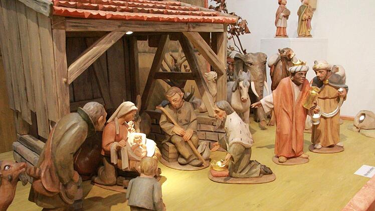 Jesus in der Krippe.  Foto: Johannes Schlereth