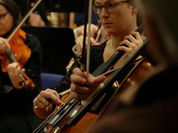 Einen besonderen Hörgenuss bot das Brucknerorchester Coburg am Ende seine einwöchigen Probenphase. Gerd Schaar