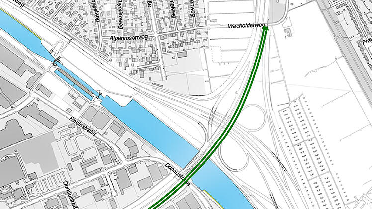 Fahrbahnarbeiten auf der östlichen Frankenschnellweg-Brücke über