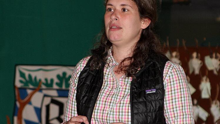 Wildlebensraumberaterin Anne Wischemann stieß mit ihrem Fachvortrag auf großes Interesse.