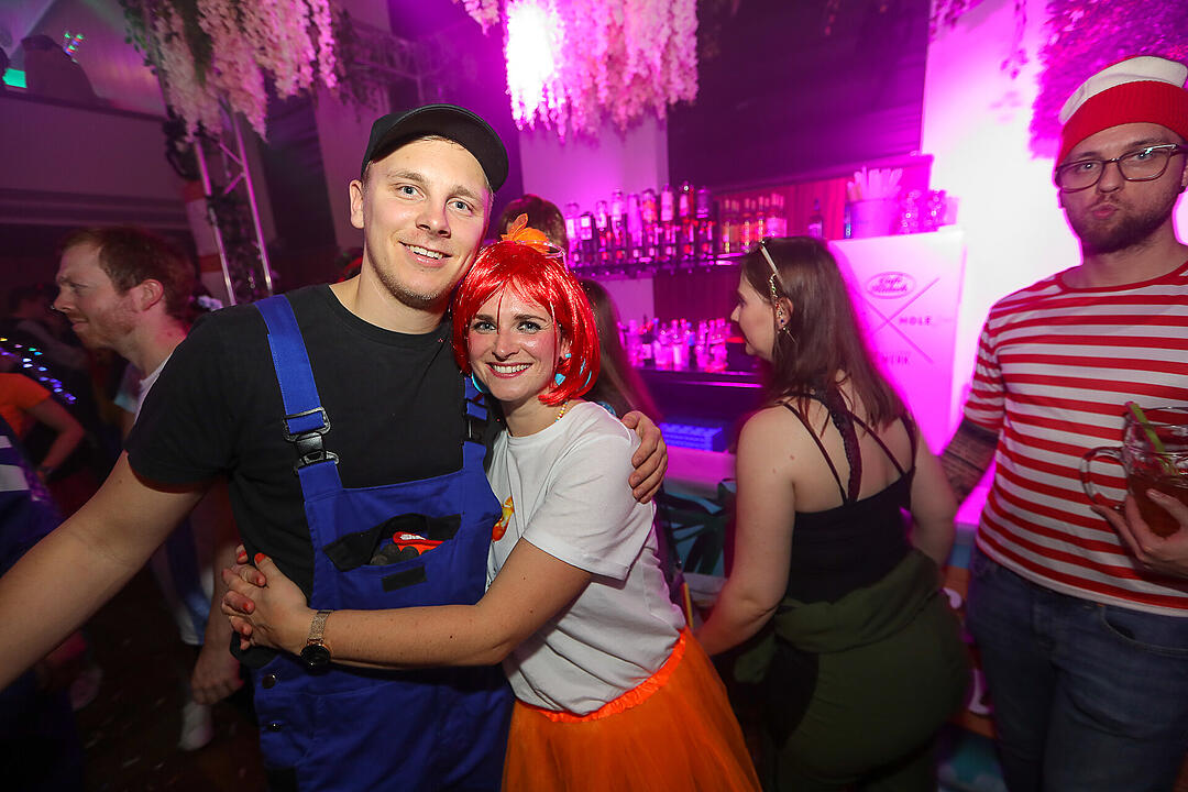Beste Partystimmung in der Stadthalle