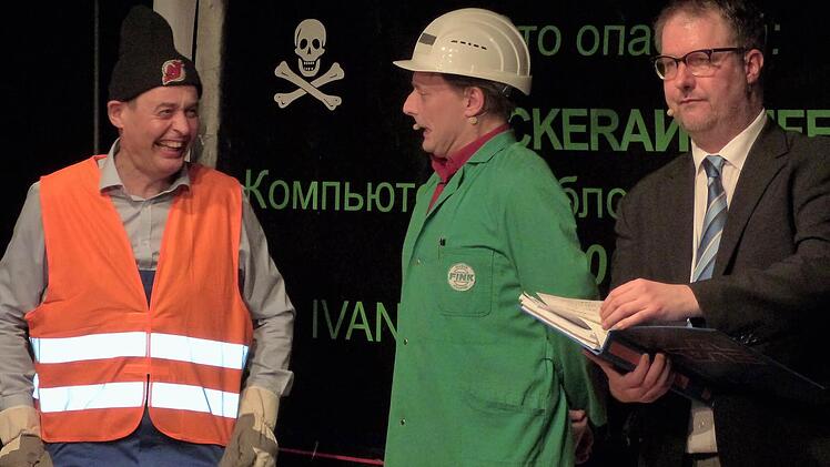 Georg Koeniger, Florian Hoffmann und Michael A. Tomis (von links) sind die drei von TBC, die Qualitäts-Quatsch zu produzieren wissen. Foto: Reißaus