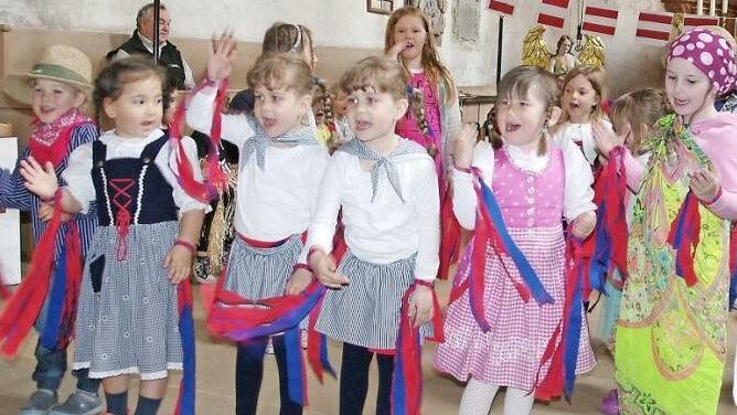 Eine Reise um die Welt unternahmen die Kinder des Kindergartens Presseck. Foto: privat