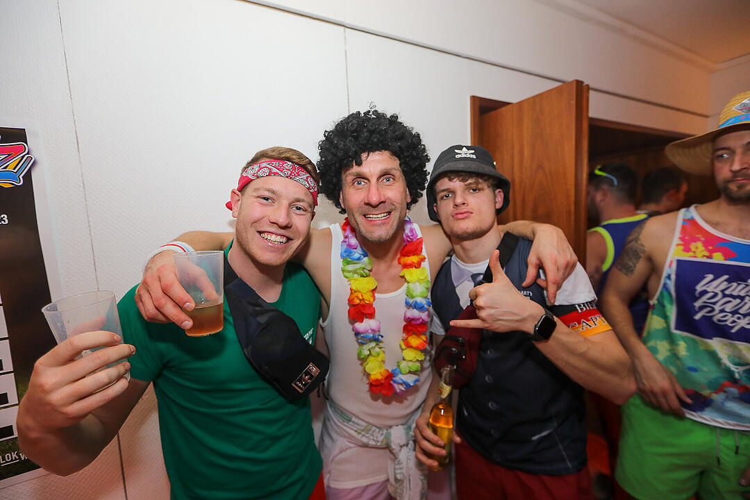 Beste Partystimmung in der Stadthalle
