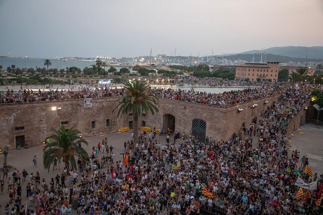 Protest gegen Massentourismus auf Mallorca