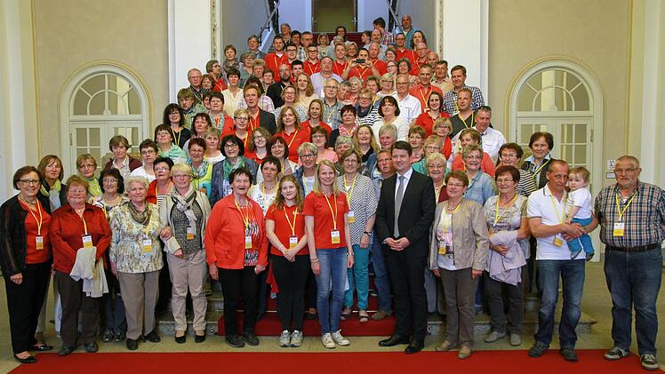 Besucher aus dem Stimmkreis Bad Kissingen im Landtag Foto: Kirchner