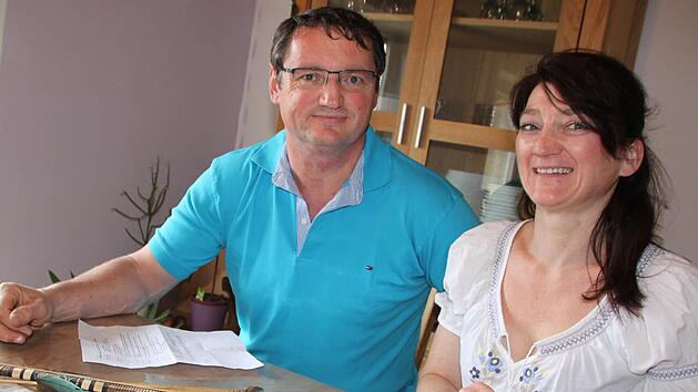 Christian und Marion Lunkenbein reisen im Juli nach Brasilien, um an einer Wallfahrt teilzunehmen, die unter anderem dem Missionar und Märtyrer Rudolf Lunkenbein gewidmet ist. Foto: Matthias Einwag