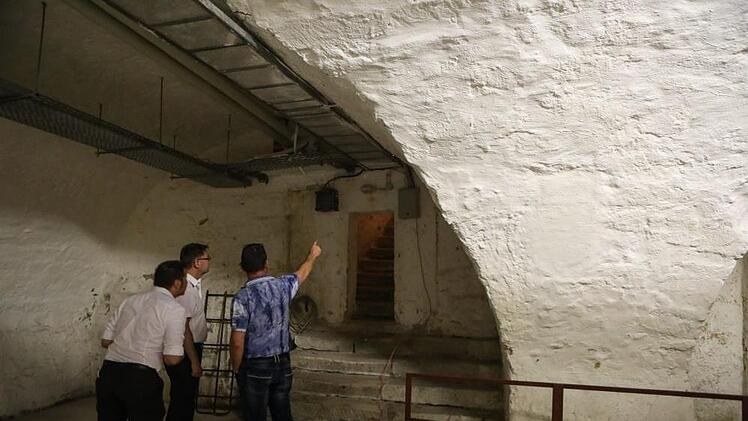 Die Keller der Ehrenburg sind für die Öffentlichkeit normalerweise nicht zugänglich.Foto: Barbara Herbst
