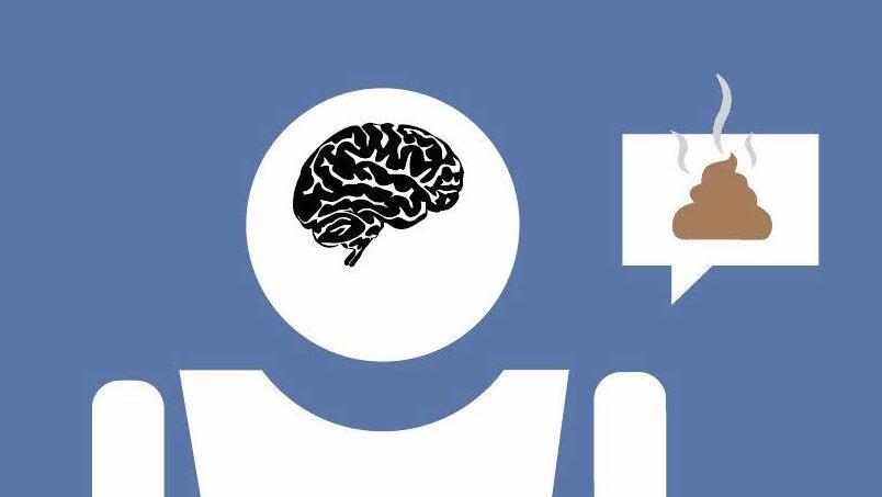 Wichtig: Facebook-Seiten sind keine Klowände. Grafik: Michael Karg