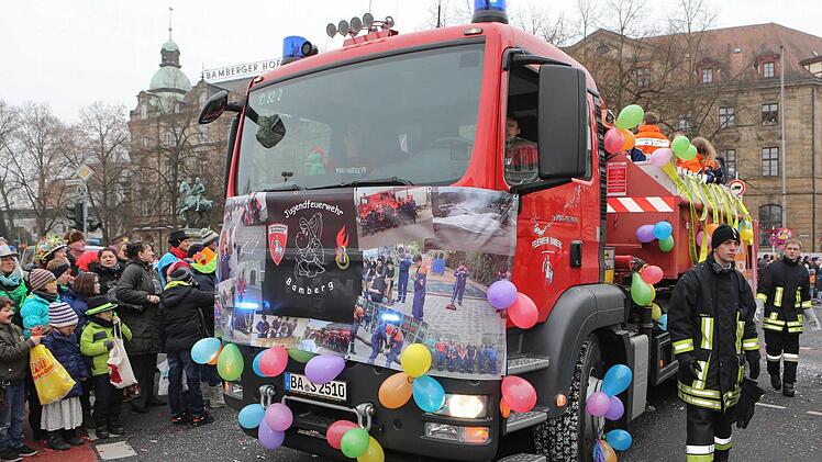 Faschingsumzug in Bamberg Foto: RiegerPress